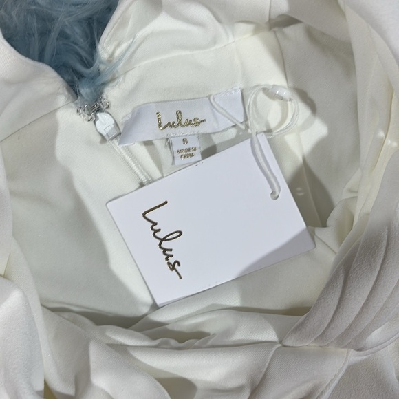 NWT Lulus Stunning Romance White Long Sleeve Mermaid Maxi Dress - Picture 10 of 10